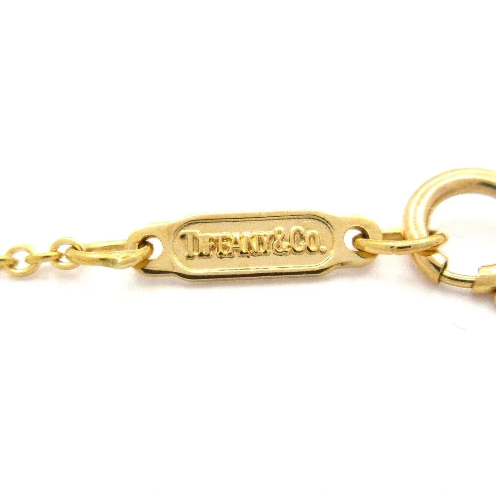 Tiffany & Co. Dot's Cross Necklace 18K Yellow Gold Diamond